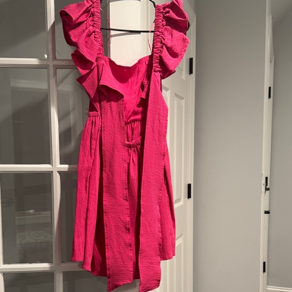 Pink Ruffled Dress - Picture 3 of 4